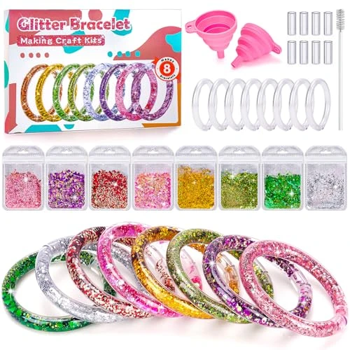 Cadeau Fille 5 6 7 8 9 ans: Activité Manuelle Enfant Kit Bracelet Fille