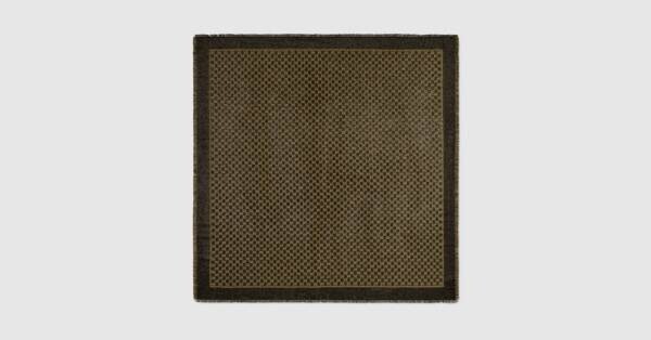 Châle jacquard GG en lamé