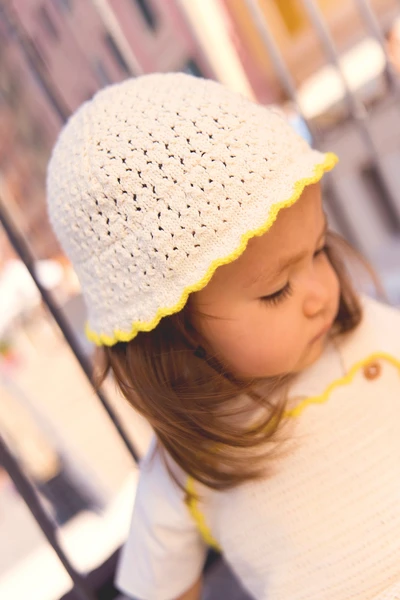 Bob - Crochet écru bonton