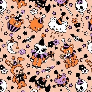 Vintage Halloween Clowncore Circus Clown Fabric | Spoonflower
