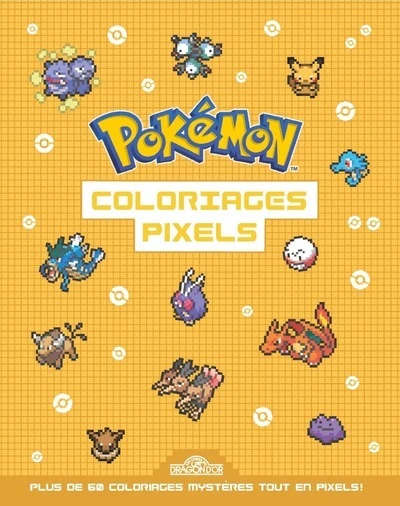 Pokémon - Coloriages pixels (Broché)