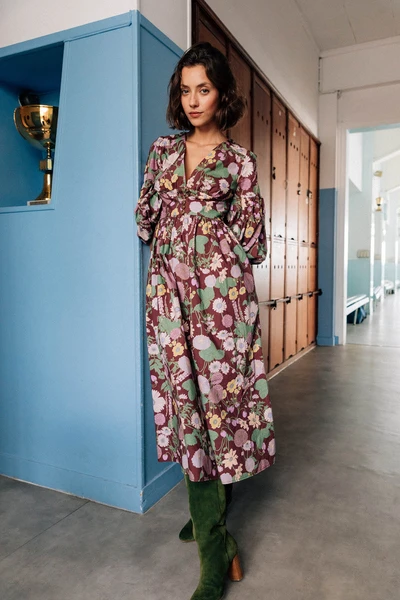 ROBE LEANDRA AUTUMN FLOWER MARKET