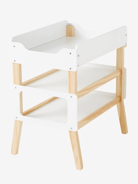 Table à langer pour poupon blanc - Vertbaudet