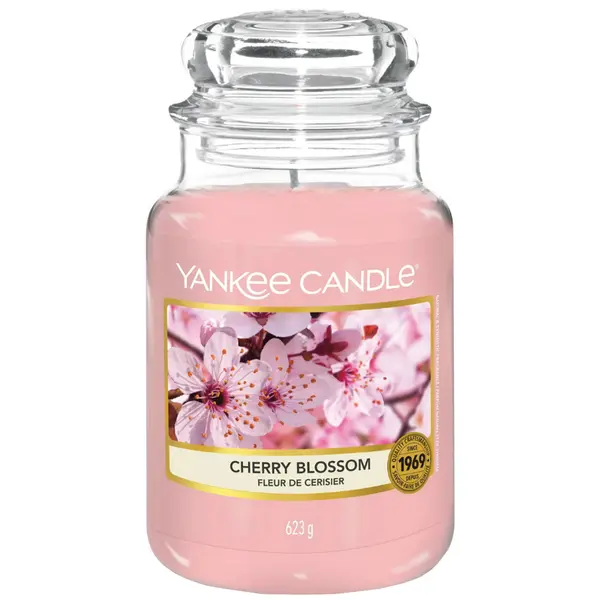 YANKEE CANDLE - Bougie jarre - Fleur de cerisier - Grand modèle - 623 g | Beauté Privée
