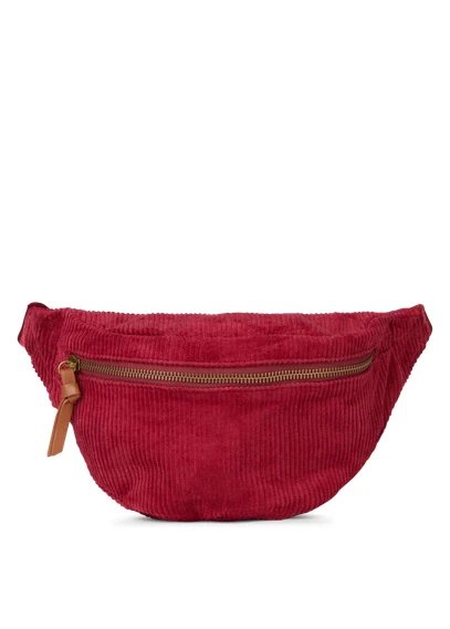 Sac banane en velours côtelé | Rouge