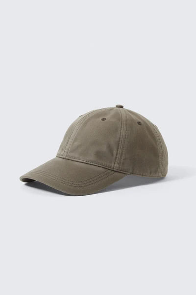 Casquette en coton ciré