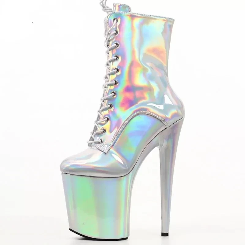 Bottes en latex brillantes
