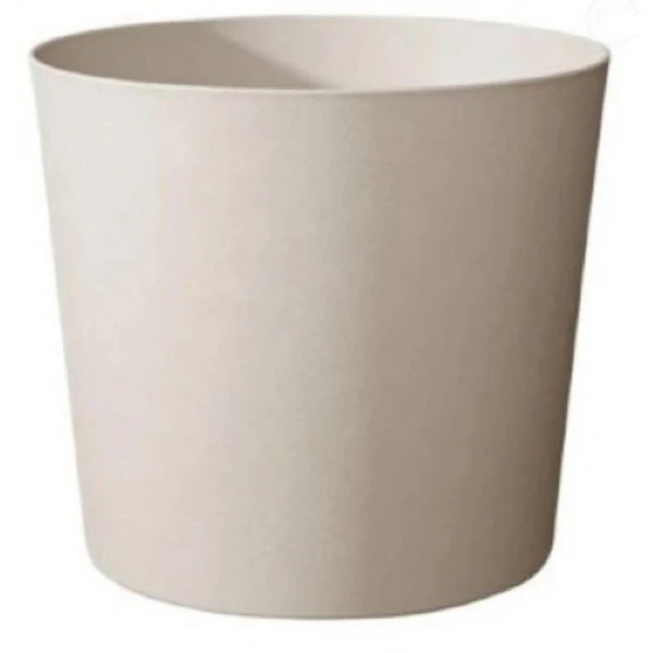 Pot à fleurs conique beige 30L