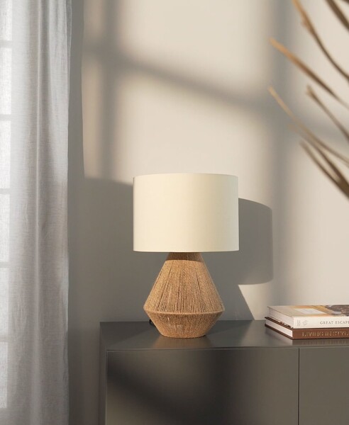 Lampe à poser jute bohème Cecillia | WestwingNow