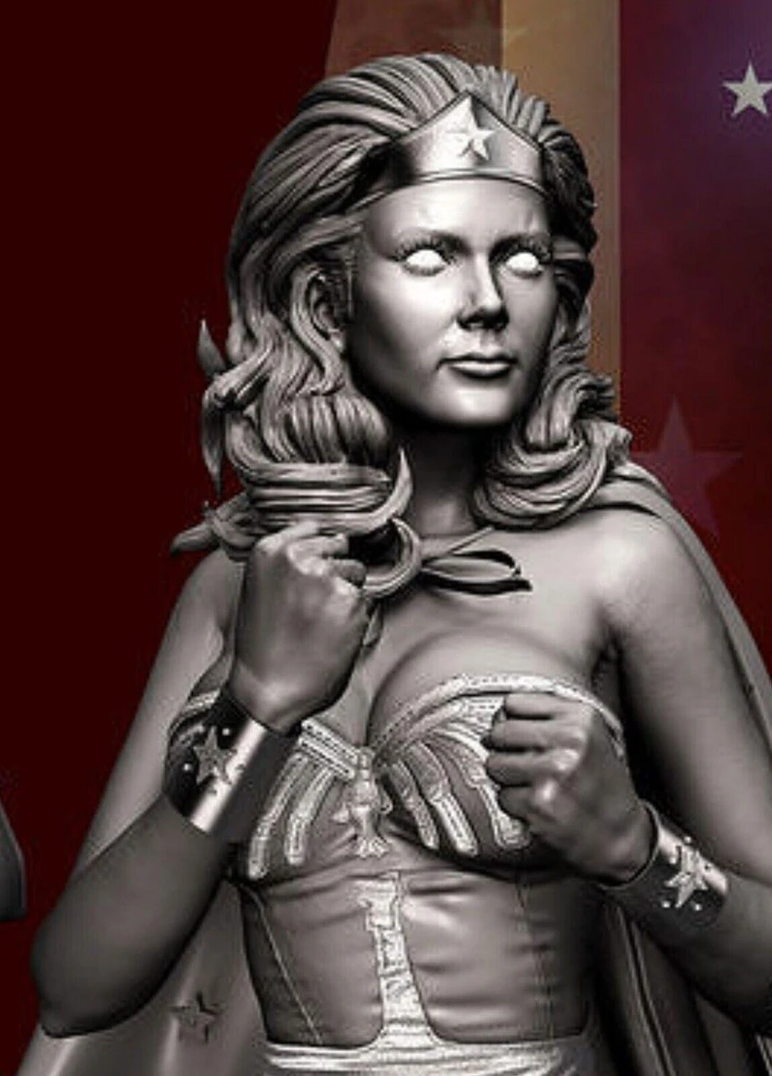 lynda carter wonder women bust statue