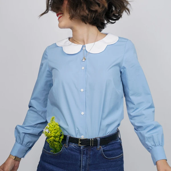 Patron de couture PDF blouse Eulalie | patron de couture | Pretty Mercerie
