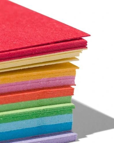 60 feuilles de carton de couleur pour activités créatives - HEMA