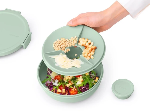 Make & Take Boîte à Salade Ronde - Menthe