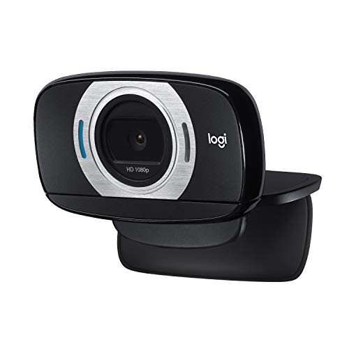 Logitech C615 Webcam Portable, Full HD 1080p/30ips, Appel Vidéo HD Grand Format, Pliable, Correction HD, Mise au Point Automatique, Skype, FaceTime, Hangouts, PC/Mac/Portable/Macbook/Tablette - Noir