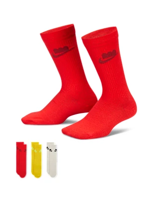 Chaussettes mi-mollet Nike x LEGO® Collection Everyday Essentials (3 paires)