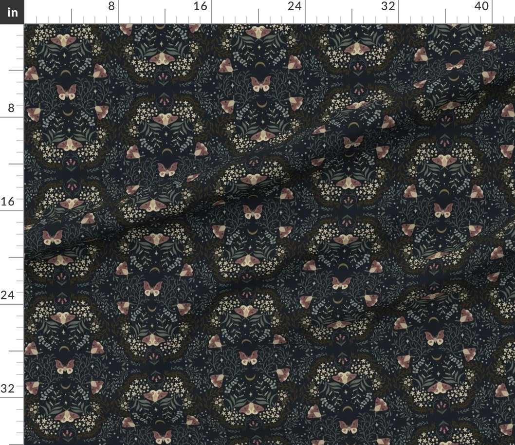 Fabric in Mystic Moth variation 2