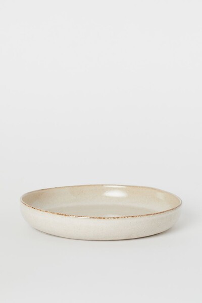 Assiette en grès