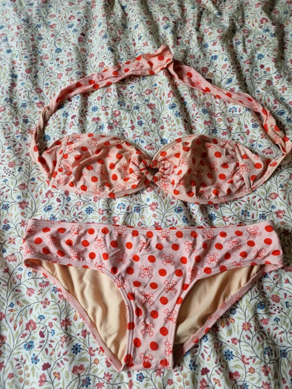 Paul Frank Bandeau  Bikini. Low waist Hose