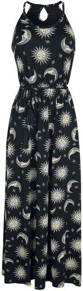 Robe longue avec Soleil, Lune & Étoiles