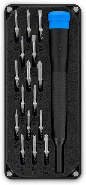 Kit de tournevis iFixit Minnow : tournevis de poche et jeu d’embouts portables pour smartphone, ordinateur, lunettes, à emporter