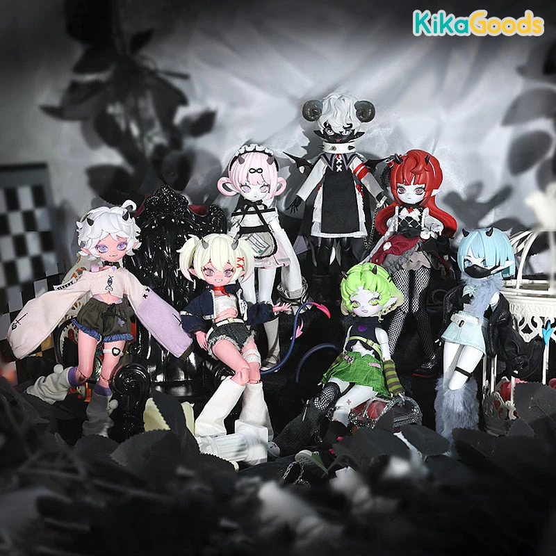 Cooze Devil Horns Series 1/8 Action Figure BJD Blind Box【Shipped in Sept./Oct. 2025】