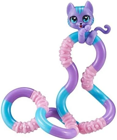 TANGLE Jr Pets Twisty The Kitty – Véritable jouet sensoriel – Jouet anti-nœuds pour enfants et adultes – Jouet pour l'école – Cadeau pour adolescents et adultes