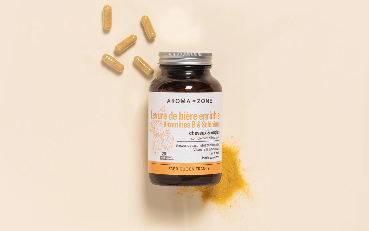 Levure de bière enrichie 120 gélules - Complément alimentaire