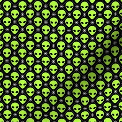 Alien star- small Fabric | Spoonflower