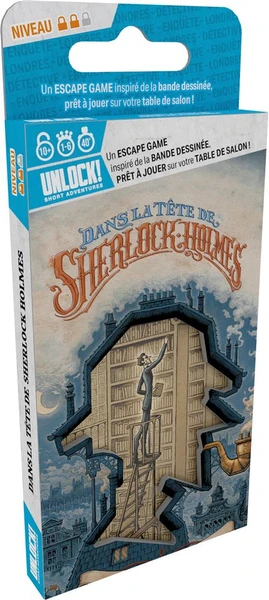 Jeu d'escape game Asmodee Unlock ! Short Adventures Dans la tête de Sherlock Holmes