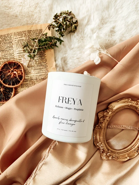 Bougie mythologie - Freya