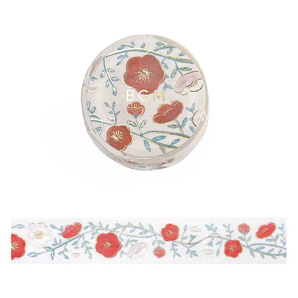 Washi Tape Flower - Plum