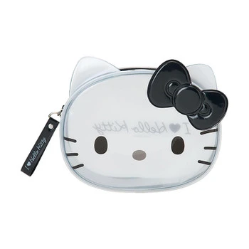 Sanrio Other Clear Pouch (I Love Hello Kitty) Hello Kitty Black Accessory Holder 606073
