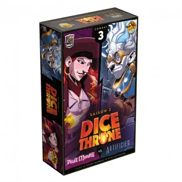 Acheter Dice Throne S2- Artificier vs Pirate Maudite - Lucky Duck Games - Jeux de société