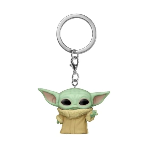 Funko Pop! Keychain: Star Wars: The Mandalorian - Grogu (The Child, Baby Yoda) - (Grogu (The Child, Baby Yoda), Baby Yoda) - Mini-figurine en Vinyle à Collectionner Porte-clés Fantaisie - TV Fans