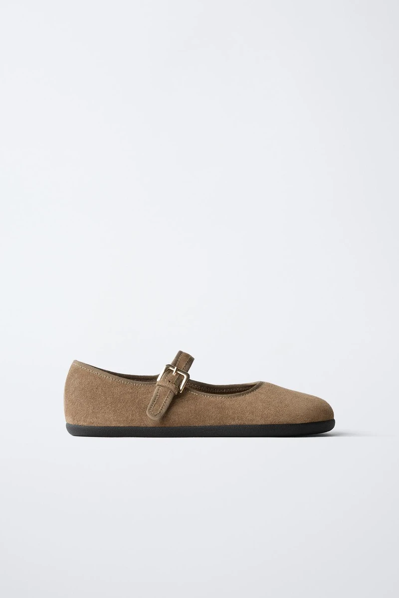 BALLERINES EN CUIR BAREFOOT