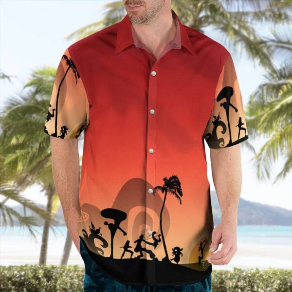 Aloha One Piece Hawaiian Shirt Sunset on Summer Party | Tropi Hawaiian Shirts Store