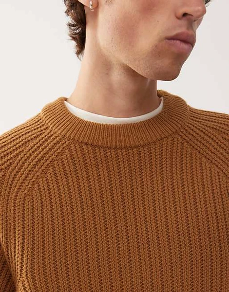 COLLUSION - Pull en maille - Taupe