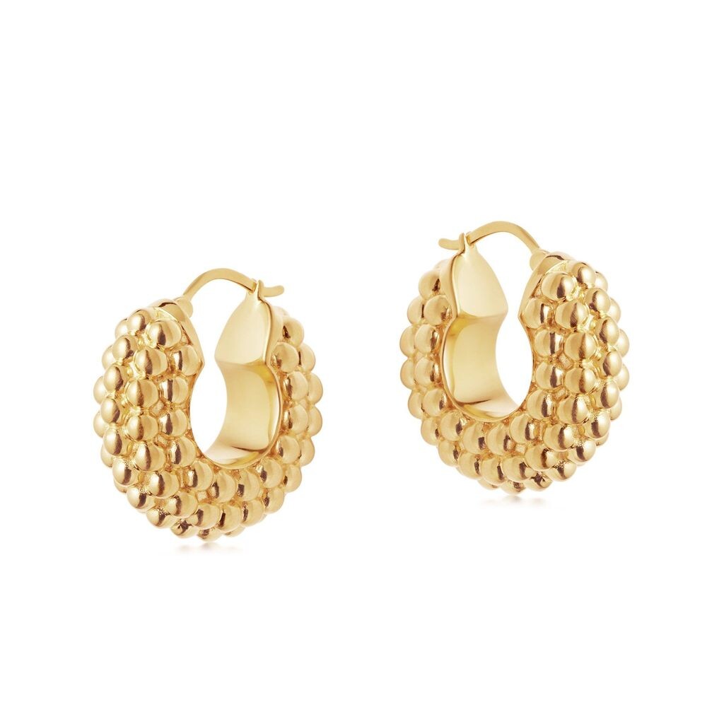 Gold Baya Hoops