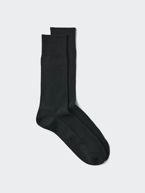 Chaussettes en Piqué de Coton Supima pour Homme | UNIQLO FR
