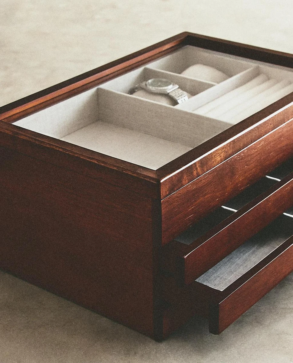 GRANDE BOÎTE À BIJOUX EN BOIS | Zara Home France