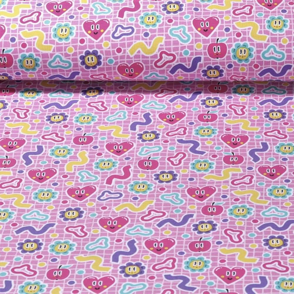 Jersey - Visages de cœur Hortensia