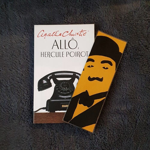 Marque page Hercule Poirot.