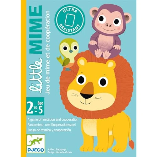 DJECO Jeu de Cartes Little Mime