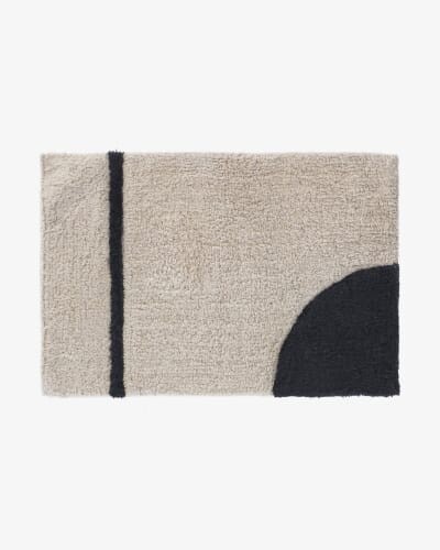 Tapis de bain Maica demi-cercle 40 x 60 cm | Kave Home®