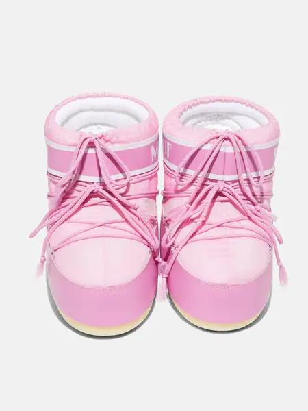 ICON LOW PINK NYLON BOOTS pink | Boutique Officielle Moon Boot® FR