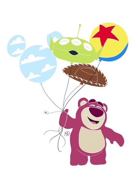 Menu deroulant Cartes &quot;Once upon a balloon&quot;