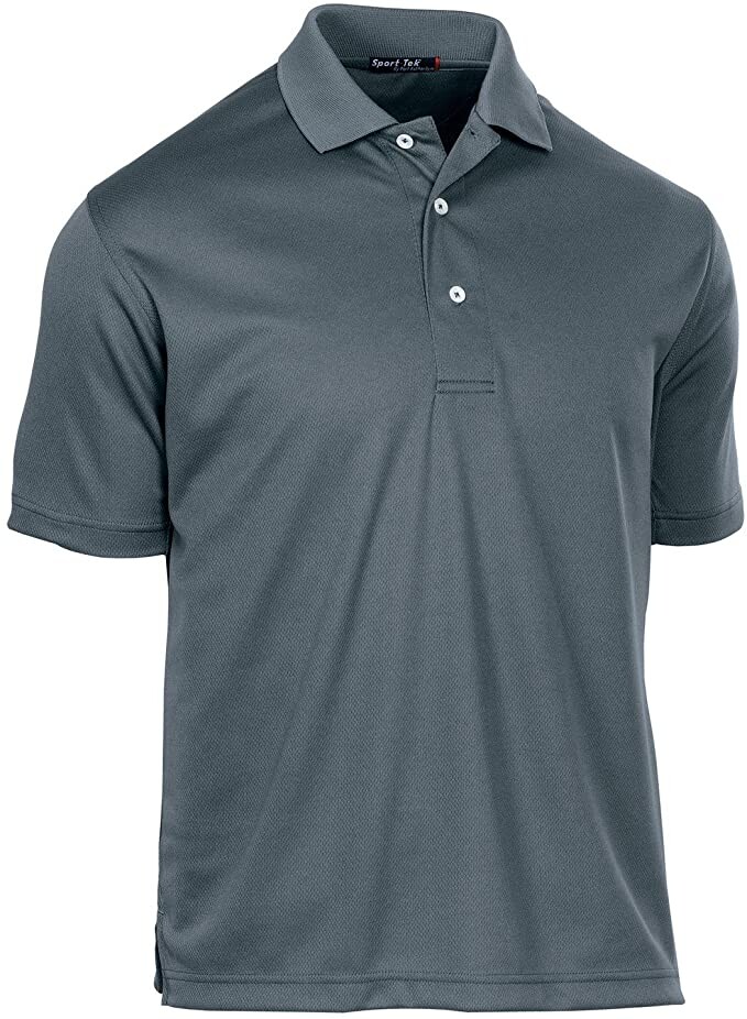 SPORT-TEK Men's Dri Mesh Polo XS Steel