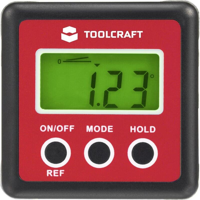 Rapporteur dangle numérique TOOLCRAFT TO-4988565 360 ° 1 pc(s)