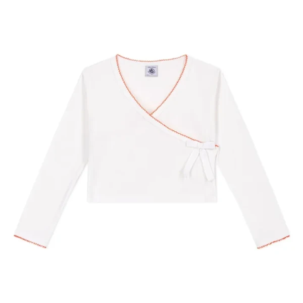 Gilet Cache Cœur Uni | Blanc