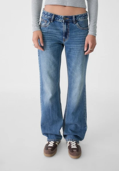 Jean droit - mottled royal blue